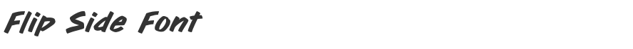 Flip Side Font