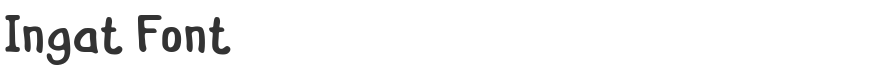 Ingat Font