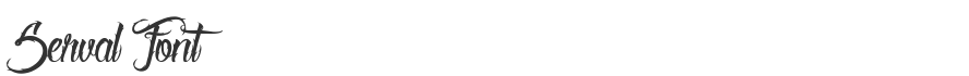 Serval Font