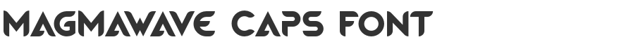 Magmawave Caps Font