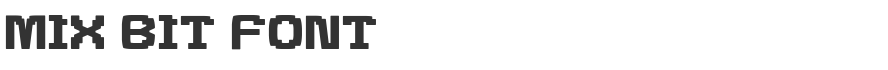 Mix Bit Font