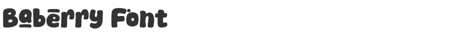 Baberry Font