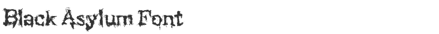 Black Asylum Font