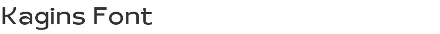 Kagins Font