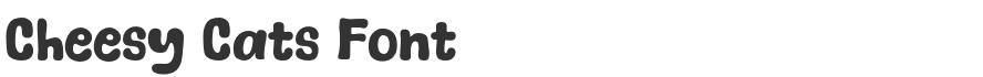 Cheesy Cats Font
