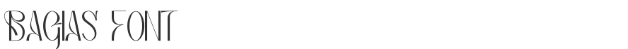 Bagias Font