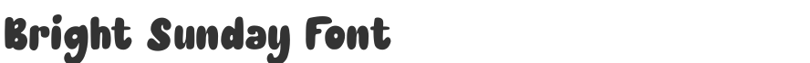 Bright Sunday Font