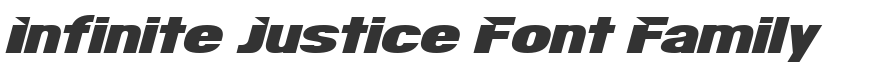 Infinite Justice Font Family