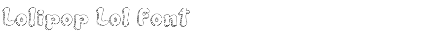 Lolipop Lol Font