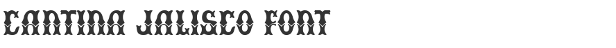 Cantina Jalisco Font