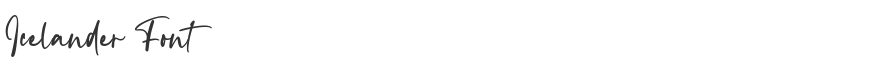 Icelander Font