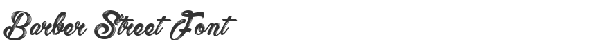 Barber Street Font