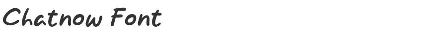 Chatnow Font