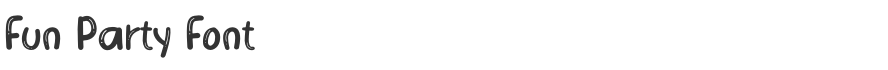 Fun Party Font