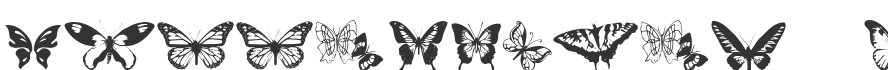 Butterflies Font