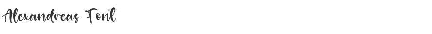 Alexandreas Font
