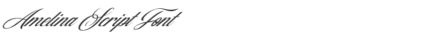 Amelina Script Font