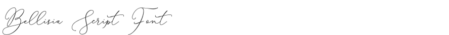 Bellisia Script Font