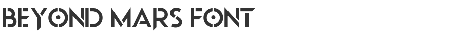 Beyond Mars Font