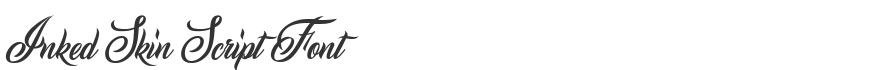 Inked Skin Script Font
