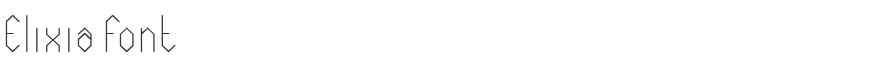 Elixia Font