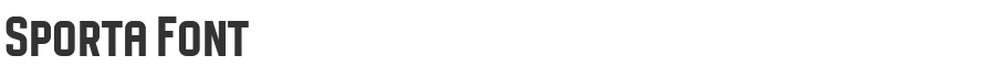Sporta Font