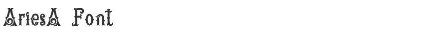 AriesA Font