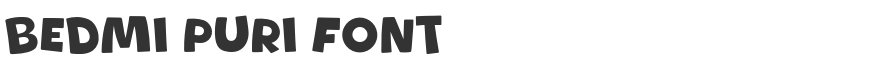 Bedmi Puri Font