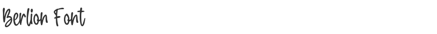 Berlion Font