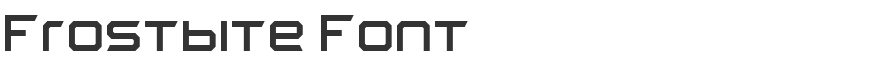 Frostbite Font