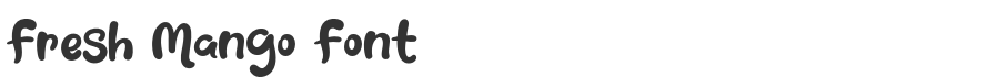 Fresh Mango Font