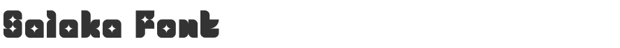 Salaka Font