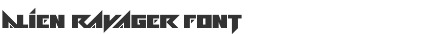 Alien Ravager Font