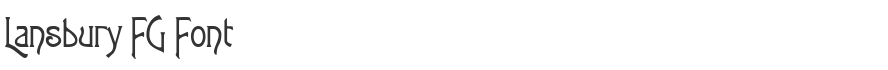 Lansbury FG Font