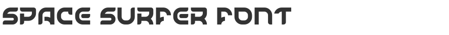 Space Surfer Font