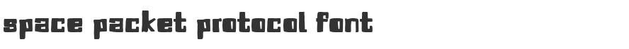 Space Packet Protocol Font