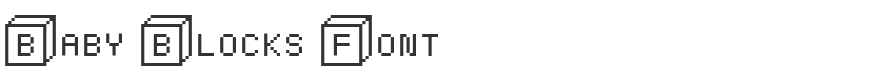Baby Blocks Font