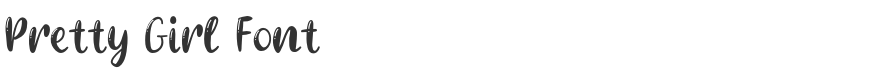 Pretty Girl Font