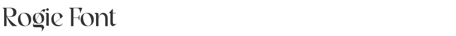 Rogie Font