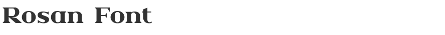 Rosan Font