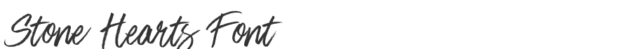 Stone Hearts Font