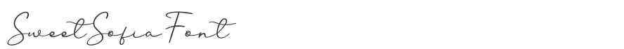 Sweet Sofia Font