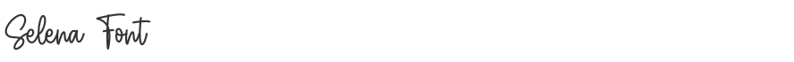 Selena Font