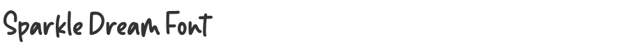 Sparkle Dream Font