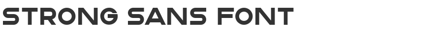 Strong Sans Font