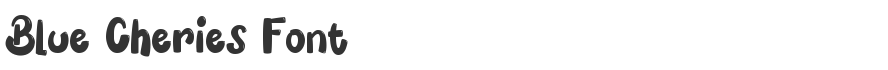 Blue Cheries Font