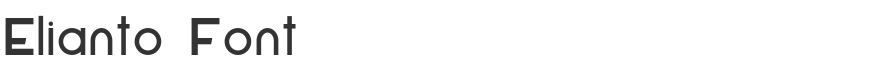 Elianto Font
