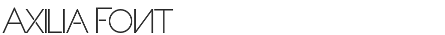 Axilia Font
