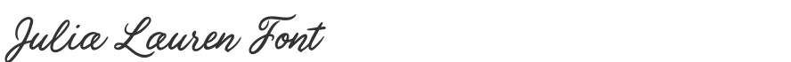 Julia Lauren Font