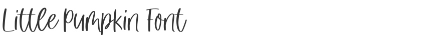 Little Pumpkin Font